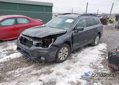 2018 Subaru Outback 2.5I Premium из США, поврежденный, VIN 4S4BSADC0J3265834